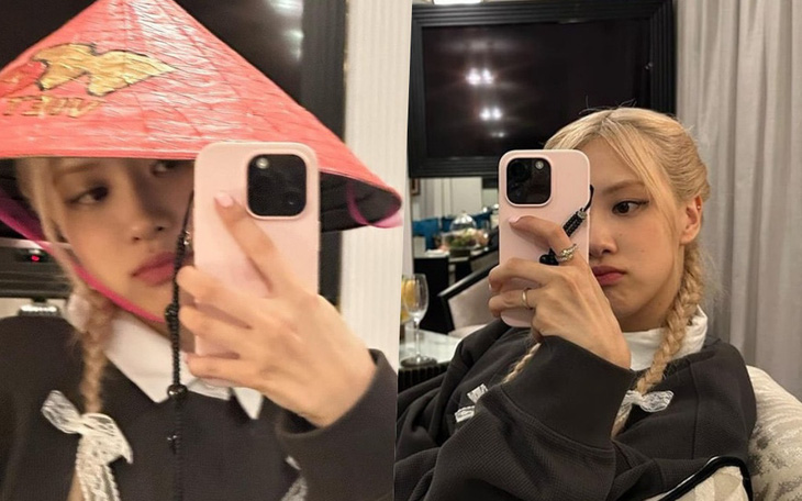 Rosé BlackPink đăng ảnh check-in với nón lá tại Hàn Quốc
