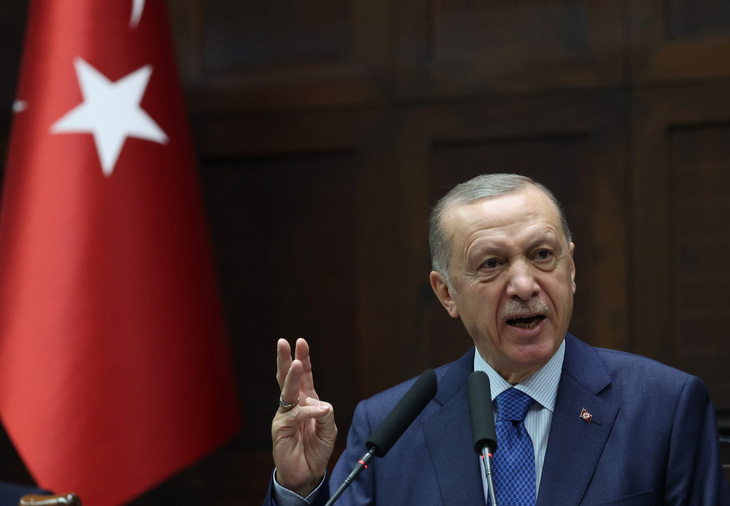 Tổng thống Thổ Nhĩ Kỳ Recep Tayyip Erdogan khẳng định sẽ không ủng hộ Thụy Điển vào NATO nếu không giải quyết được các lo ngại an ninh - Ảnh: AFP