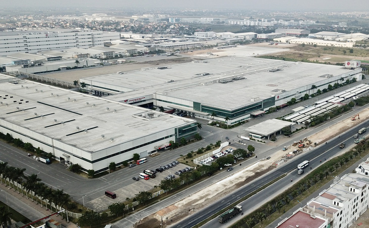 Tổ hợp sản xuất của Tập đoàn LG tại TP Hải Phòng - Ảnh: NAM TRẦN