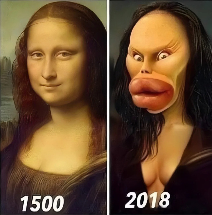 Ai trả lại Mona Lisa năm 1500 cho tui với?!