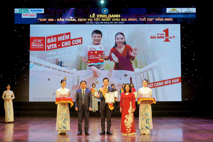 Generali Việt Nam nhận giải thưởng cho sản phẩm về gia đình và trẻ em - Ảnh 1.