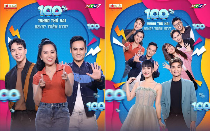 Tập phát sóng chương trình 100% có sự tham gia của Hồng Phượng - cháu gái cố nghệ sĩ Vũ Linh - Ảnh: HTV