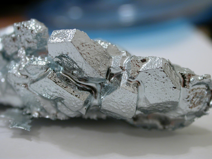 Trung Quốc đã công bố hạn chế xuất khẩu hai kim loại germanium và gallium - Ảnh: Wikipedia