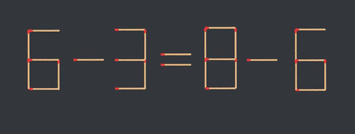 Thử tài IQ: Di chuyển một que diêm để 2x6=3+1 thành phép tính đúng - Ảnh 7.