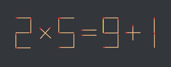 Thử tài IQ: Di chuyển một que diêm để 2x6=3+1 thành phép tính đúng - Ảnh 1.