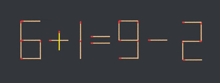 Thử tài IQ: Di chuyển một que diêm để 2x6=3+1 thành phép tính đúng - Ảnh 1.