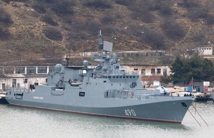 Tàu chiến Admiral Essen của Nga - Ảnh: TASS