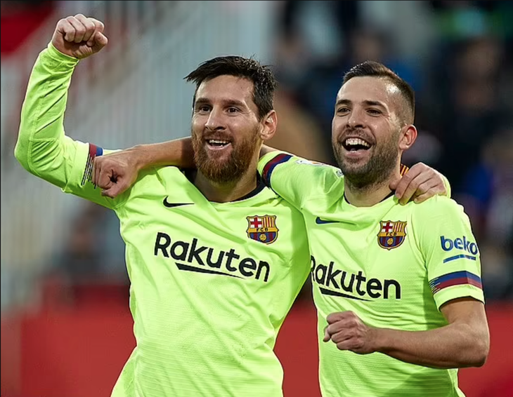 Lionel Messi (trái) sắp tái ngộ Jordi Alba - Ảnh: GETTY IMAGES 