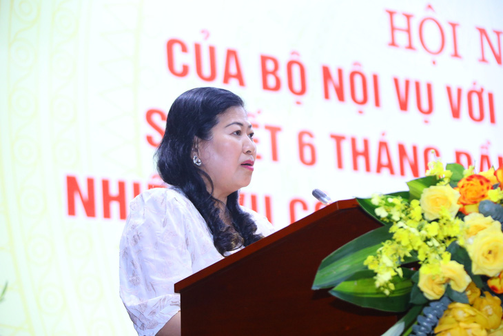Phó giám đốc Sở Nội vụ TP.HCM Nguyễn Thị Hồng Thắm - Ảnh: GIA HÂN