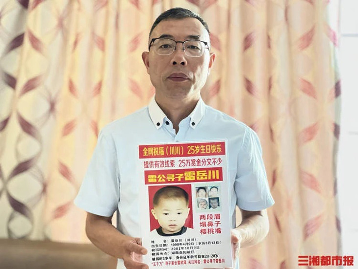Tìm con không mệt mỏi, người cha Trung Quốc gặp con trai bị bắt cóc sau 22 năm - Ảnh 2.