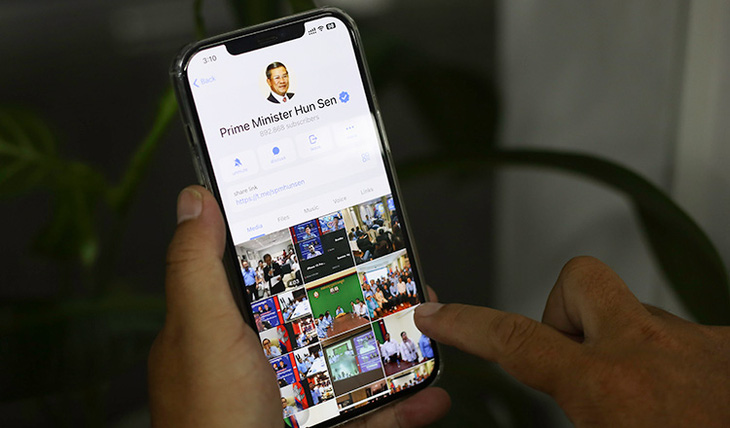 Kênh Telegram của ông Hun Sen 'hút' người theo dõi