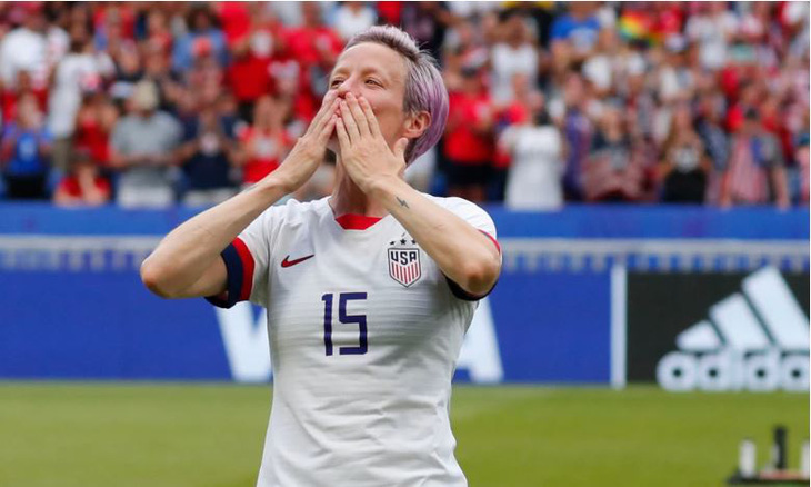 Megan Rapinoe đã tuyên bố sẽ treo giày sau World Cup 2023 - Ảnh: USA TODAY