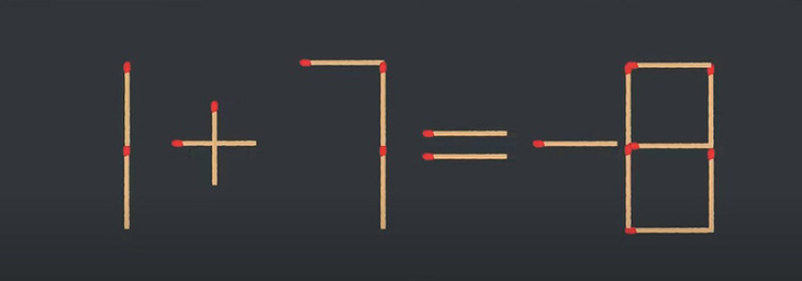 Thử tài IQ: Di chuyển một que diêm để 2x7=9-1 thành phép tính đúng - Ảnh 7.