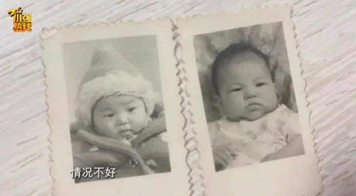 Những tấm ảnh hiếm hoi của con bà Wang còn giữ lại được.