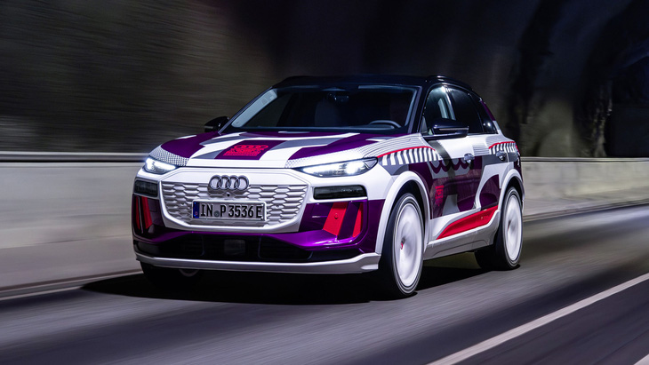 Audi Q6 e-tron và bản sao mang logo Porsche là Macan EV đều dời lịch ra mắt từ 2023 xuống 2024 vì vấn đề phần mềm - Ảnh: Top Gear