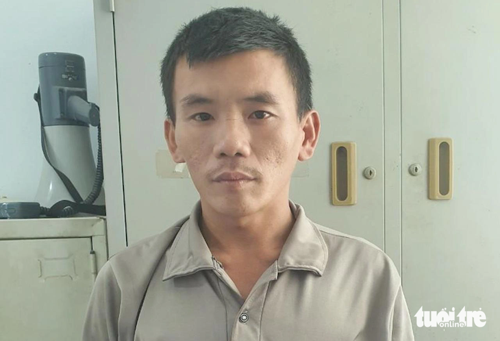 Nguyễn Văn Minh Tiền tại cơ quan công an - Ảnh: CACC