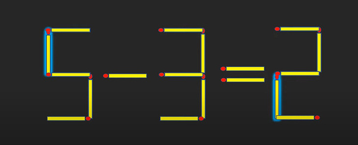 Thử tài IQ: Di chuyển hai que diêm để 3-3=3 thành phép tính đúng - Ảnh 1.