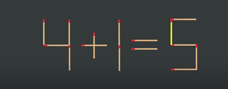 Thử tài IQ: Di chuyển một que diêm để 6=2-2+2 thành phép tính đúng - Ảnh 1.