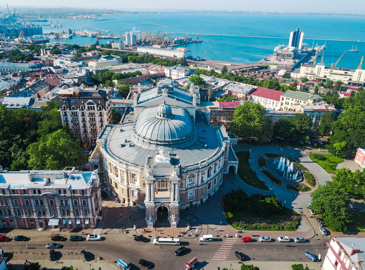 Một phần thành phố Odessa, Ukraine - Ảnh: SHUTTERSTOCK