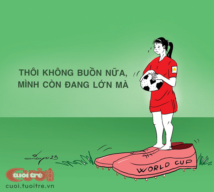 World Cup nữ: Thất bại để trưởng thành - Tranh: Hùng Dingo 