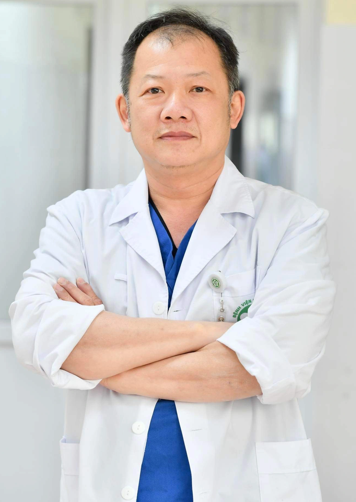 Ông Dương Đức Hùng, tân giám đốc Bệnh viện Hữu nghị Việt Đức - Ảnh: PHƯƠNG HỒNG