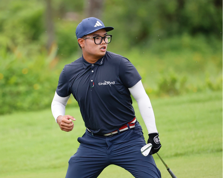 Nguyễn Nhất Long có lần đầu lên ngô ở Giải vô địch Golf quốc gia - Ảnh: BTC