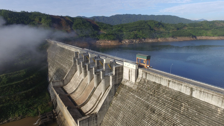 Đập thủy điện Sông Tranh - Ảnh: Thanh Thiên
