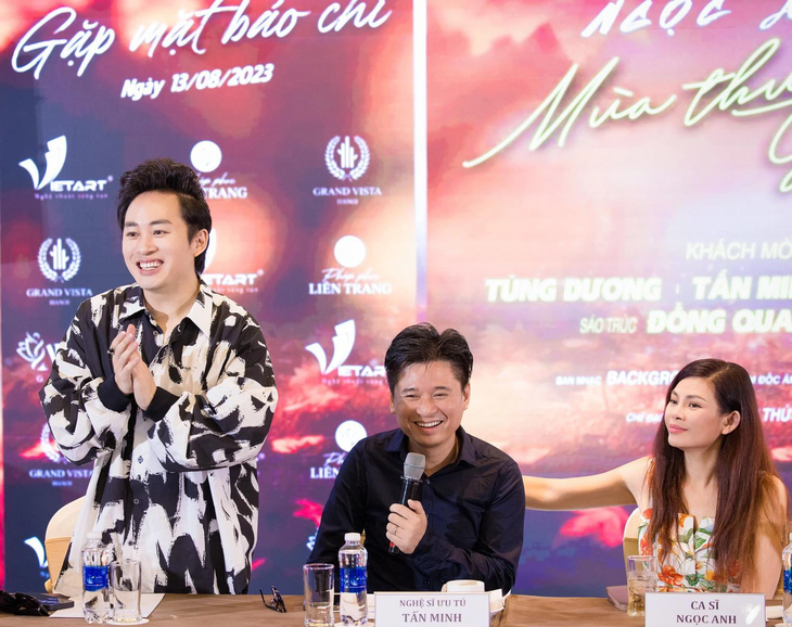 Ca sĩ Tùng Dương khẳng định Ngọc Anh là người hát nhạc Phú Quang hay nhất - Ảnh: BTC