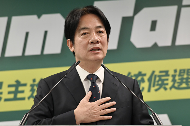 Phó lãnh đạo Đài Loan Lại Thanh Đức - Ảnh: AFP