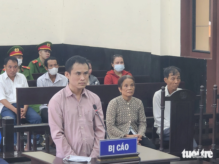 Trần Văn Tú tại phiên tòa xét xử sơ thẩm - Ảnh: HOÀI THƯƠNG