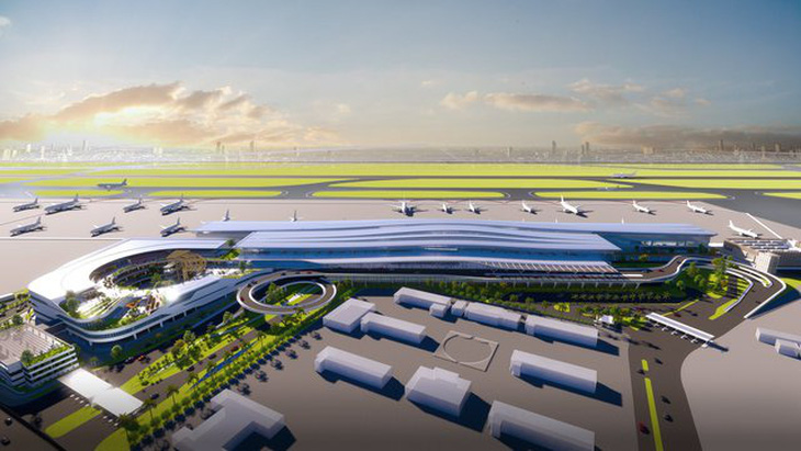 Nhà ga sân bay Long Thành là dự án lớn, chưa có tiền lệ trong nước nên các nhà thầu trong nước buộc phải liên danh với nhà thầu nước ngoài để đấu thầu - Ảnh: ACV