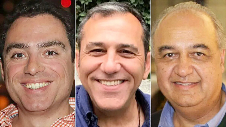 Ba công dân Mỹ Siamak Namazi, Emad Sharqi và Morad Tahbaz (từ trái sang) - Ảnh: CNN