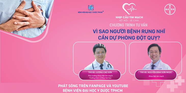 Chương trình tư vấn: Vì sao người bệnh rung nhĩ cần dự phòng đột quỵ?