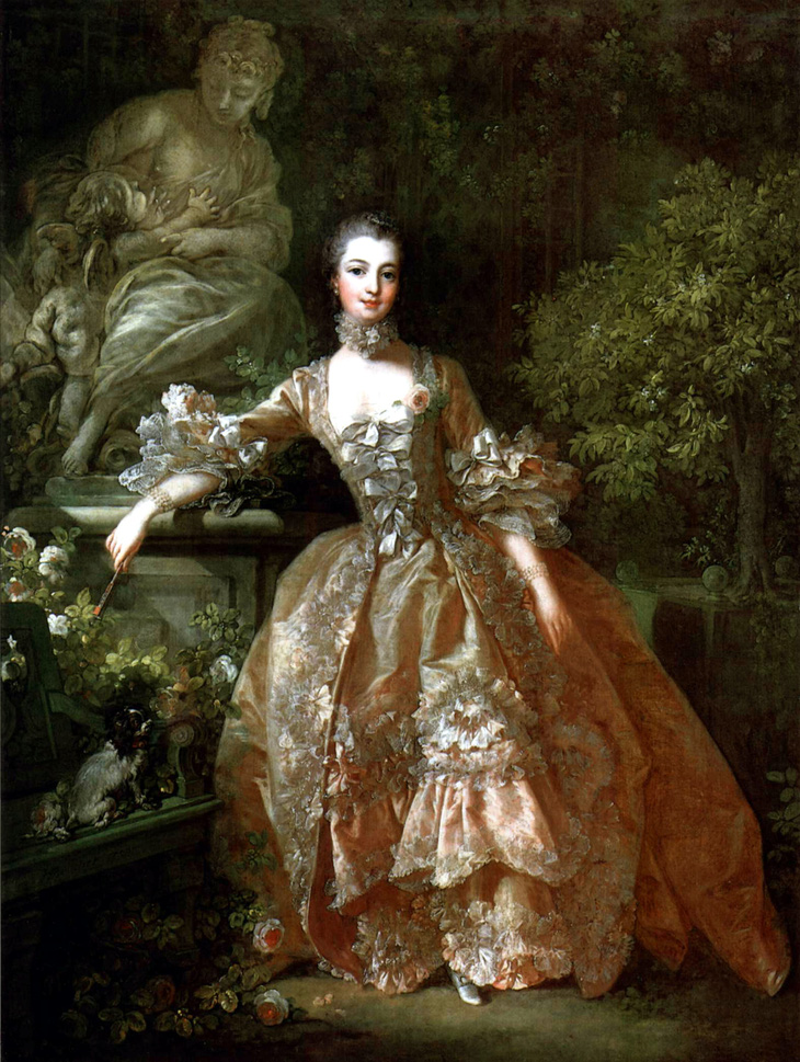 Chân dung Madame de Pompadour, tranh sơn dầu của họa sĩ Francois Boucher vẽ năm 1759.