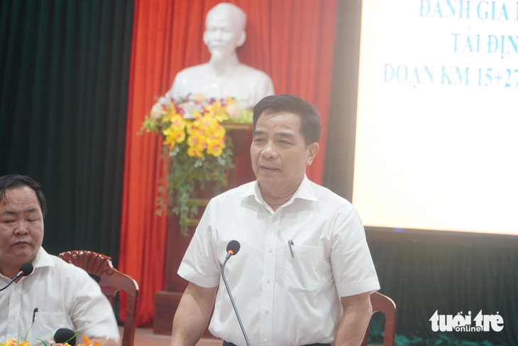 Ông Lê Văn Dũng - phó bí thư Tỉnh ủy Quảng Nam - phát biểu tại hội nghị - Ảnh: LÊ TRUNG