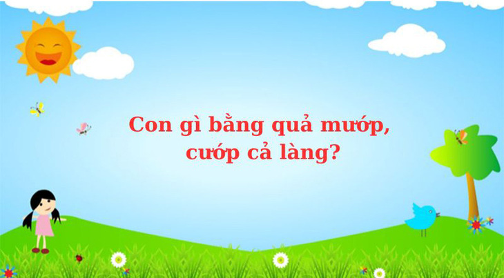 Câu đố hack não: Con gì có đuôi ở phía trước? - Ảnh 4.