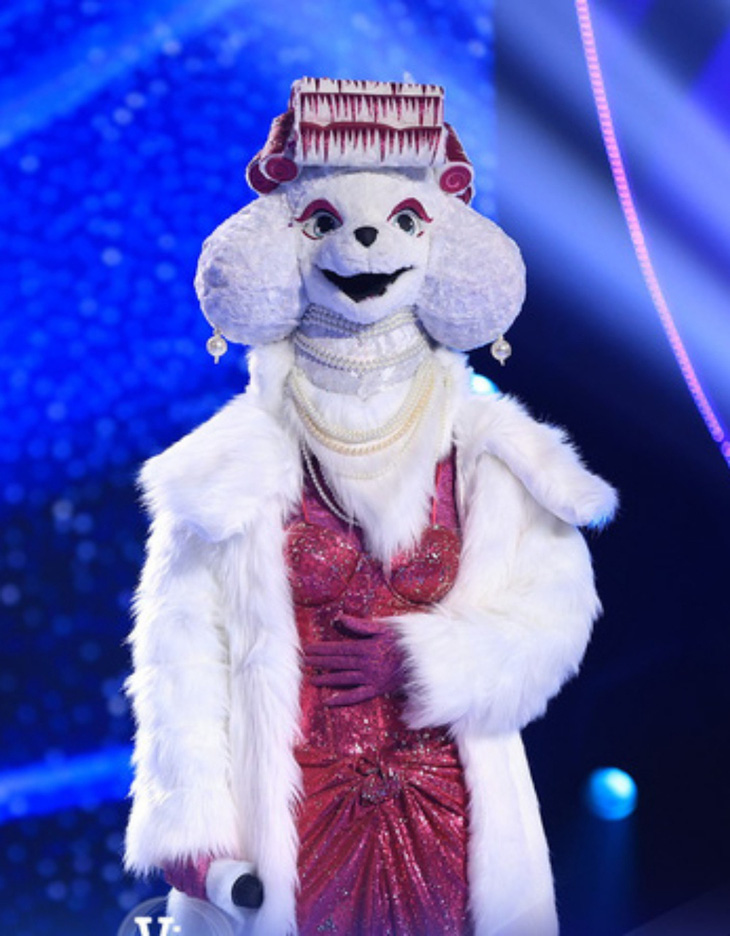 Mascot Cún Tóc Lô được xem là một trong những ẩn số thú vị nhất Ca sĩ mặt nạ mùa 2 sau hai tập lên sóng