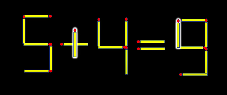 Thử tài IQ: Di chuyển hai que diêm để 9x3=4 thành phép tính đúng - Ảnh 1.