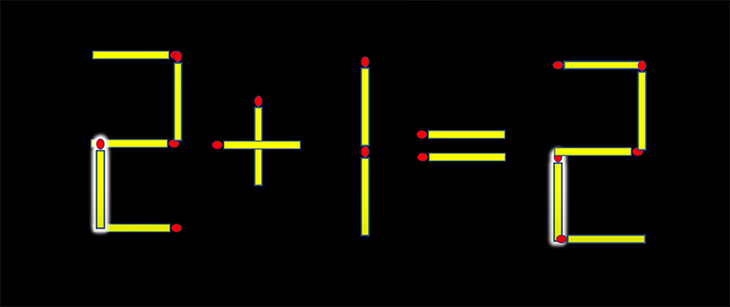 Thử tài IQ: Di chuyển hai que diêm để 9x3=4 thành phép tính đúng - Ảnh 1.