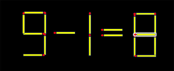 Thử tài IQ: Di chuyển hai que diêm để 2-4=2 thành phép tính đúng - Ảnh 1.