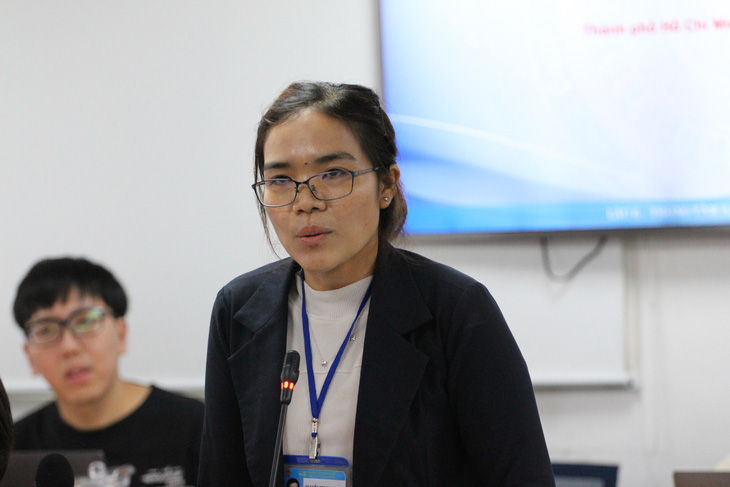 Bà Nguyễn Thị Thu Sương, trưởng phòng Quản lý khoa học, Sở Khoa học - Công nghệ TP.HCM - Ảnh: T.N