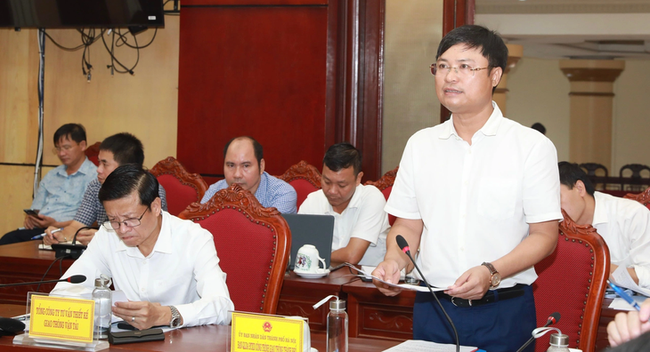 Giám đốc Ban quản lý dự án đầu tư xây dựng công trình giao thông Hà Nội Nguyễn Chí Cường - Ảnh: NGUYỄN THÀNH