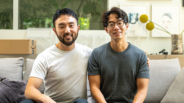 The two founders of Karat Financial: Eric Wei and Will Kim (left to right) - photo: Karat Financial