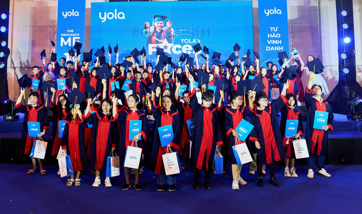 Gần 1.000 học viên xuất sắc được vinh danh tại chương trình Yola's faces - Ảnh: Yola