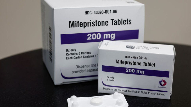 Thuốc đình chỉ thai kỳ Mifepristone - Ảnh: BBC