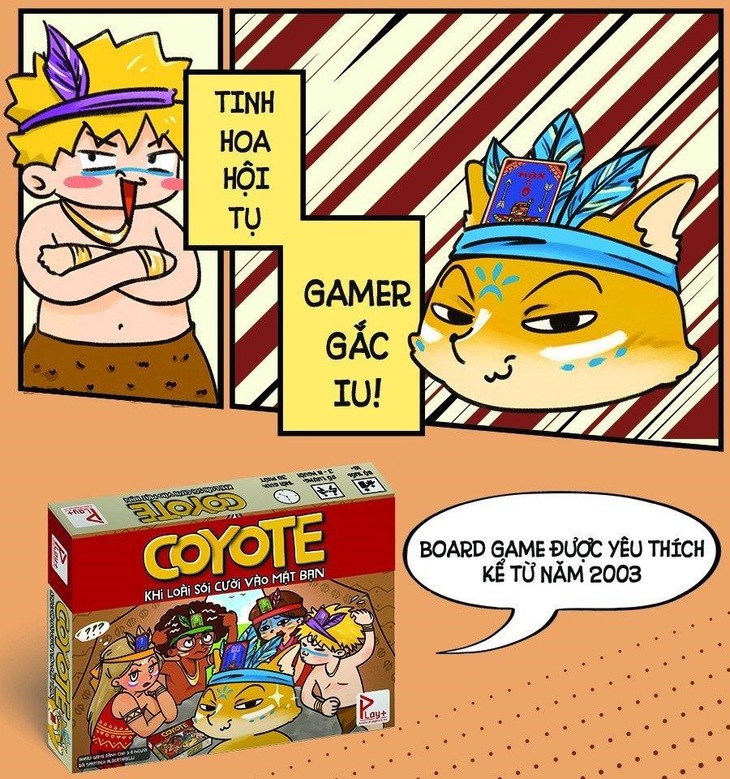 ‘Coyote: Khi loài sói cười vào mặt bạn’ - một board game hội nhóm vui nhộn - Ảnh 1.