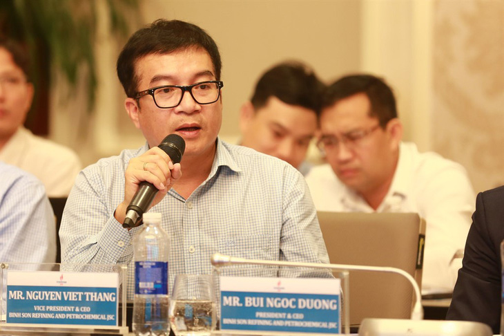 Phó tổng giám đốc BSR Nguyễn Việt Thắng phát biểu khai mạc hội thảo