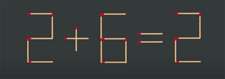 Thử tài IQ: Di chuyển một que diêm để 3+2=3+4 thành phép tính đúng - Ảnh 4.