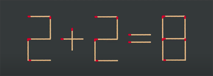 Thử tài IQ: Di chuyển một que diêm để 3+2=3+4 thành phép tính đúng - Ảnh 7.