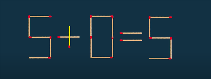 Thử tài IQ: Di chuyển hai que diêm để 4+1=10-2 thành phép tính đúng - Ảnh 1.